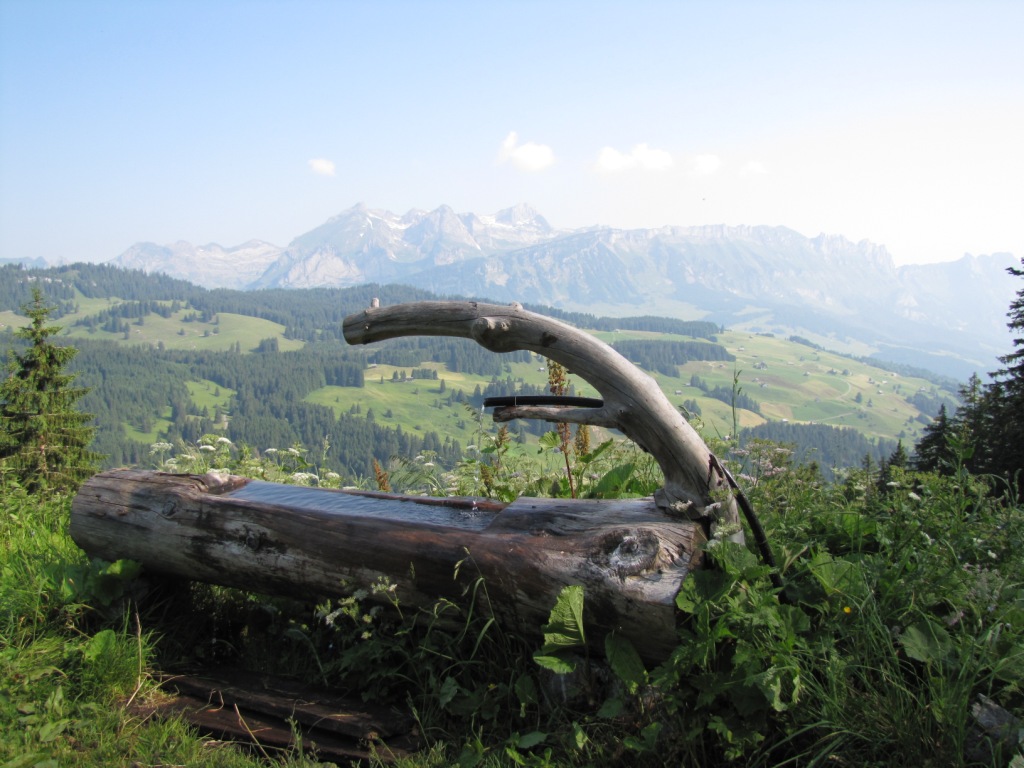 wir haben Inggernast erreicht. Blick Richtung Alpstein