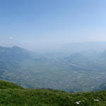 sehr schönes Breitbildfoto vom Margelchopf aus gesehen ins St.Galler Rheintal