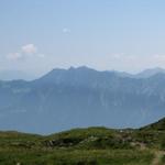 Blick ins Fürstentum Liechtenstein und zu den drei Schwestern. Dort waren wir auch schon