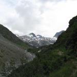 kurz vor der Schwemmebene der Alp Sura