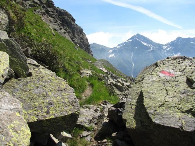 ein bisschen unterhalb Punkt 2281 m.ü.M.