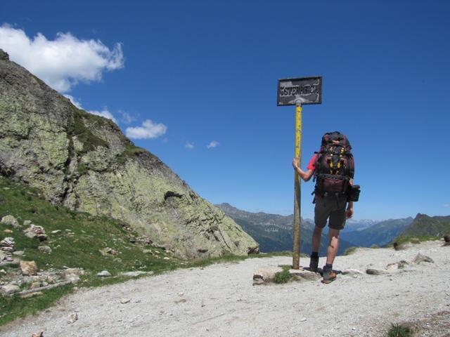 Franco schaut Richtung Österreich