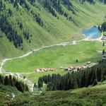 Blick runter nach Schlappin mit Schlappinsee