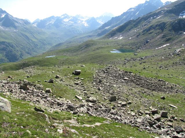 Blick zurück nach Äbi und die Seenlandschaft