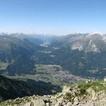 was für eine Aussicht ins Davoser Hochtal!