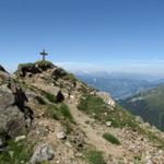 Aussichtspunkt mit Kreuz bei der Kessihütte