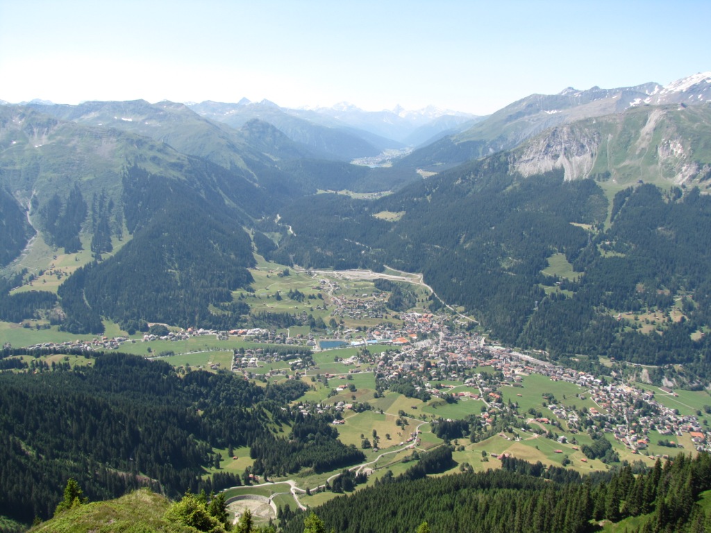 Weitblick ins Davoser Hochtal