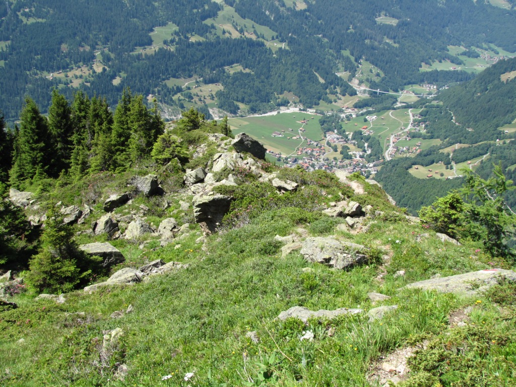 auf dem Weg runter nach Carmils