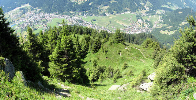 Breitbildfoto kurz nach dem Versitzspitz