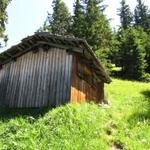 Waldhütte bei Carmils 1881 m.ü.M.