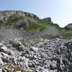 die Torberglücke 2150 m.ü.M. ist überraschend grün