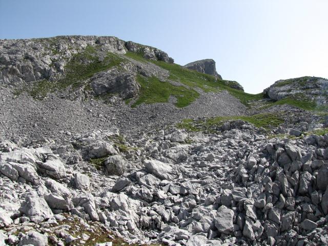 die Torberglücke 2150 m.ü.M. ist überraschend grün