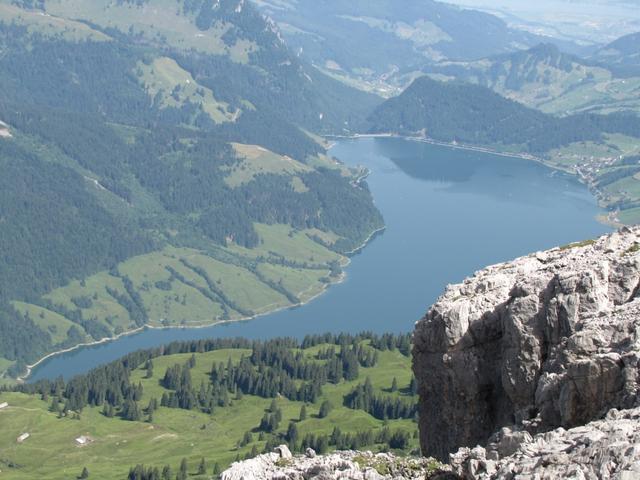 Tiefblick zum Wägitalersee