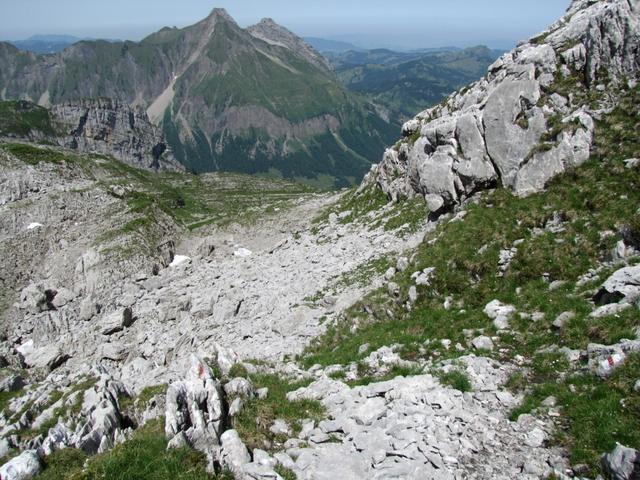 auf dem Weg zur Alp Mutteri. Im Blick der Fluebrig