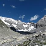 Blick zum Punteglias Gletscher