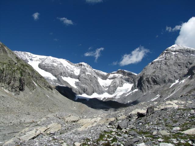 Blick zum Punteglias Gletscher