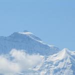 links Jungfrau, rechts das Silberhorn