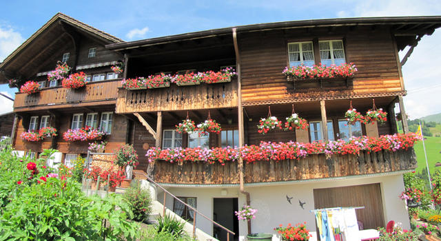 ein schönes Bauernhaus in Habkern