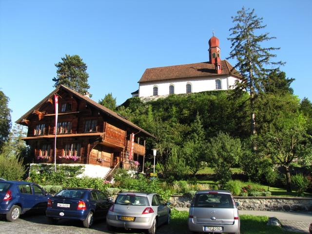 in Flüeli-Ranft 728 m.ü.M. ein Kaffee getrunken