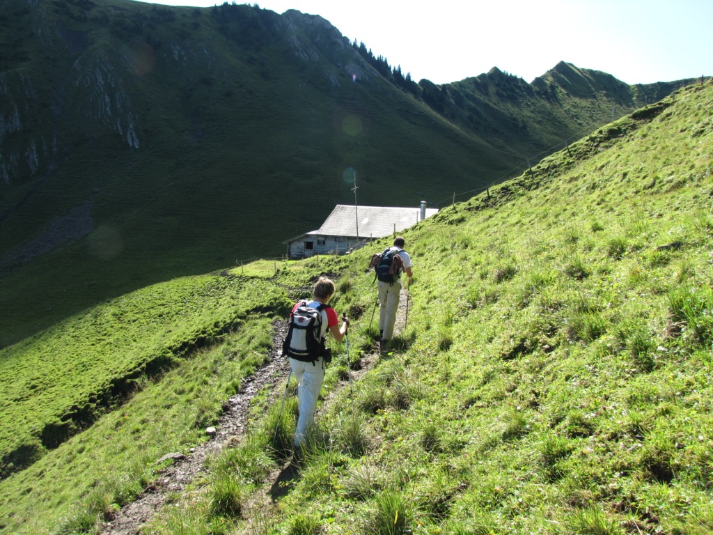 wir haben die Alphütte Stockalp auf 1796 m.ü.M. erreicht