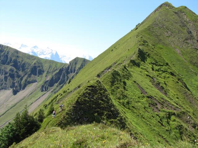 der Gratweg ist ca. 2 km lang