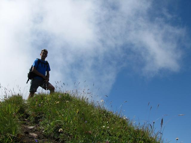 auch Franco hat den Astelhorn erreicht 2084 m.ü.M.