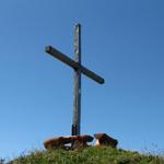 Gipfelkreuz auf dem Wandelen 2105 m.ü.M.