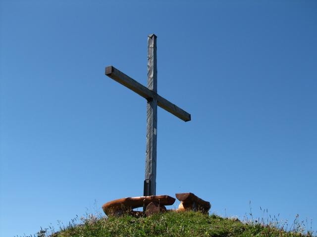 Gipfelkreuz auf dem Wandelen 2105 m.ü.M.