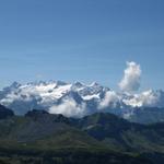 Blick Richtung Bärglistock, Schreckhorn, Eiger usw.