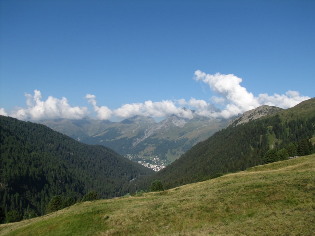 Blick Richtung Davos