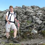 Mäusi ist zufrieden. Bald haben wir den Pischahorn erreicht