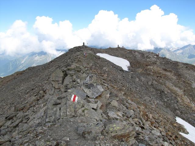 Juhui, wir haben den Pischahorn auf 2979 m.ü.M. erreicht