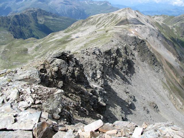 Blick Richtung Punkt 2709 m.ü.M.