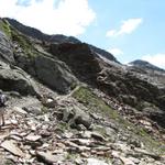 wir haben den Wanderweg oberhalb vom Pischasee unter die Füsse genommen