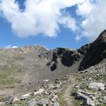 letzter Blick zum Pischahorn. Es war eine schöne Bergtour