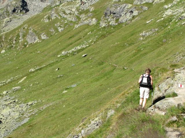 auf dem Weg zur Schwarzhornfurgga