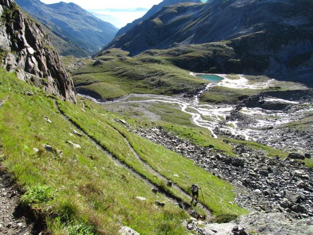 Blick runter nach Radönt