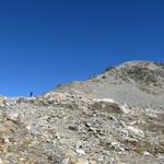 wir haben die Schwarzhornfurgga auf 2880 m.ü.M. erreicht. Blick zum Südostrücken