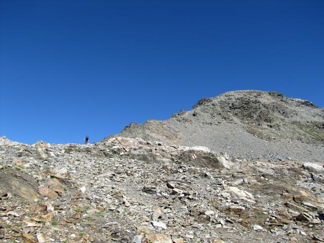 wir haben die Schwarzhornfurgga auf 2880 m.ü.M. erreicht. Blick zum Südostrücken