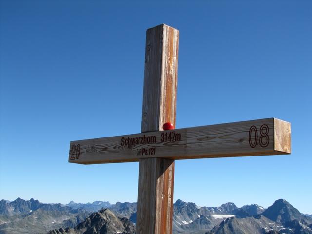 Flüela Schwarzhorn 3146 m.ü.M. unser erster dreitausender