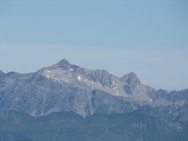 Blick zur Schesaplana im Rätikon. Dort oben waren wir auch schon