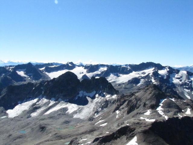 Blick zum Grialetschgletscher mit Piz Sarsura und Piz Vadret