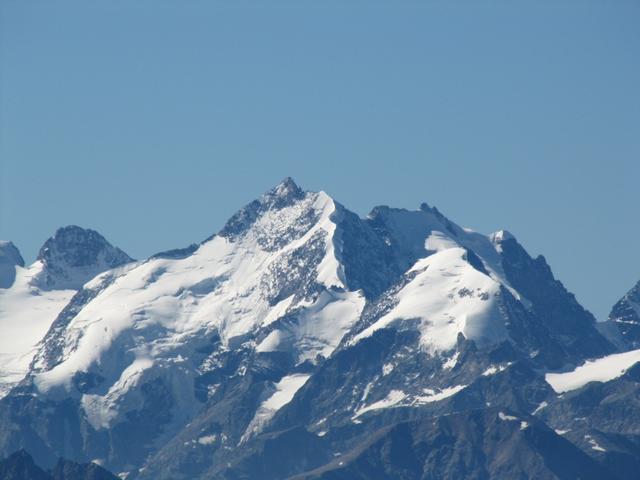 Blick Richtung Piz Bernina mit Biancograt