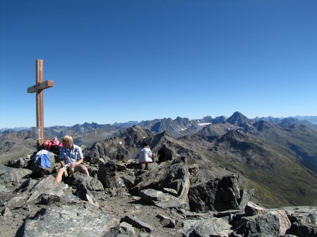 was für eine Aussicht von hier oben