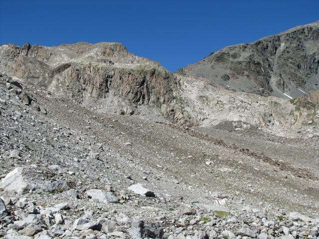 Blick zurück zu Punkt 2679 m.ü.M.