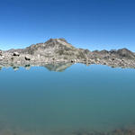 Breitbildfoto Gletschersee 2671 m.ü.M. mit Flüela Wisshorn