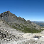 Breitbildfoto auf der Fuorcla Radönt Richtung Flüela Schwarzhorn