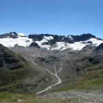 was für ein schöner Anblick. Der Grialetsch Gletscher