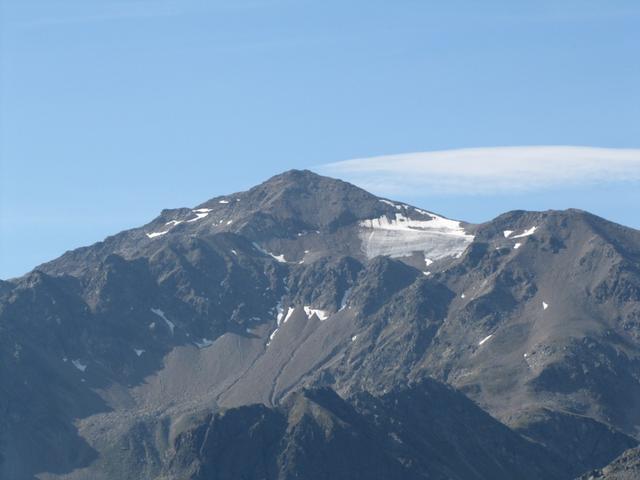 Blick zum Pischahorn. Dort oben waren wir auch schon