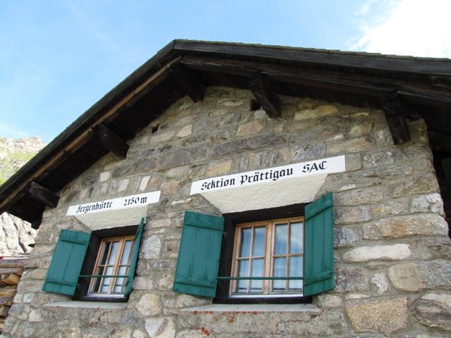 die Fergenhütte auf 2141 m.ü.M.